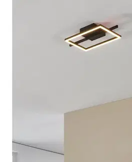 Svietidlá Eglo 901115 - LED Stmievateľné stropné svietidlo AMANDOLO LED/17W/230V čierna + DO 901115