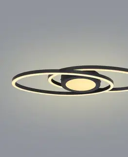 Moderné lampy do obývačky Stropné svietidlo LED 67239-24B 57X23 3000K Čierna