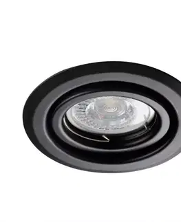 Lampy do spálne Svietidlo ALOR DTO-B 26796 čierne okrúhle