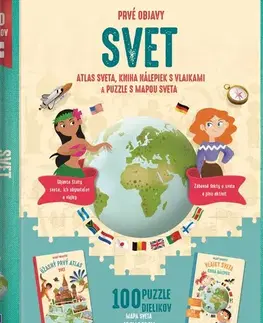 Geografia, svet Mladý objaviteľ: Úžasný prvý atlas sveta