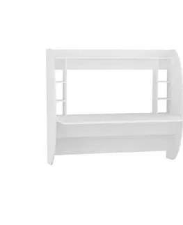 Písacie stoly Písací stôl Buglem - White
