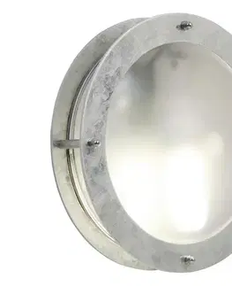 Svietidlá Nordlux - Vonkajšie nástenné svietidlo MALTA 1xE27/60W/230V strieborná 21861031