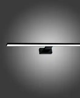 Moderné nastenné svietidlá Nástenné svietidlo  Shine Black 4382 čierna 60 cm IP44 K1