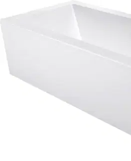 Vane MEXEN/S - Cube obdĺžniková vaňa 180 x 80 cm s panelom, biela 55051808000X
