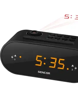 Budíky SENCOR SRC 3100 B rádiobudík s projekciou 35048702 