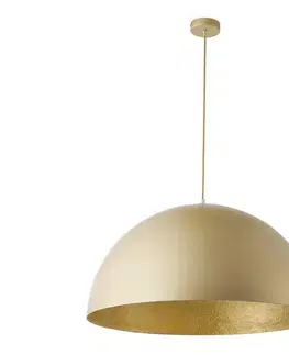 Svietidlá  Luster na lanku SFERA 1xE27/60W/230V pr. 50 cm zlatá 32293
