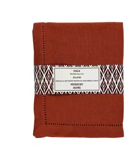 Bytový textil Behúň SAGA oranžová 45x140 easy care