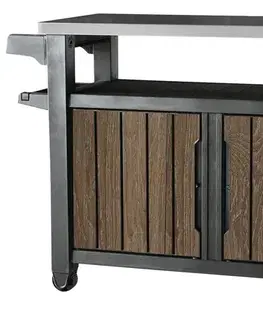 Záhradné stoly Záhradný stôl / skriňa UNITY XL 207L Keter