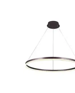 Svietidlá BRILAGI - stmievateľný LED luster na lanku CIRCLE LED/55W/230V 3000-6500K hnedá + diaľkový ovládač BG-J4309/BR