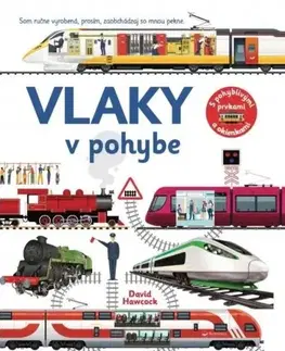 Leporelá, krabičky, puzzle knihy Vlaky v pohybe