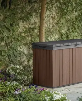 Záhradné úložné boxy Záhradný úložný box DARWIN 662L Rojaplast