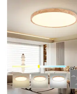 Svietidlá BRILAGI - LED stropné svietidlo WOODROUND LED/40W/230V 3000/4000/6000K priemer 60 cm BRI576