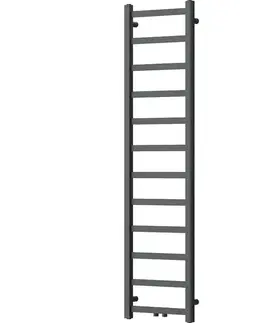 Radiátory do kúpeľne MEXEN - Bolt vykurovací rebrík/radiátor 1500 x 400 mm, 342 W, antracit W126-1500-400-00-66