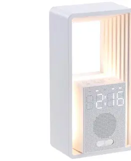 Lampy  09113L - LED stolná lampa s budíkom a nabíjaním CALM LED/3,5W/5V 09113L