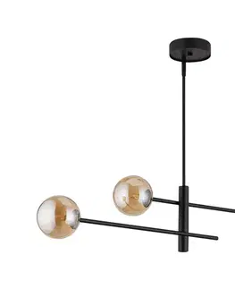 Svietidlá  Luster na tyči ORO 3xG9/12W/230V čierna/zlatá 32075