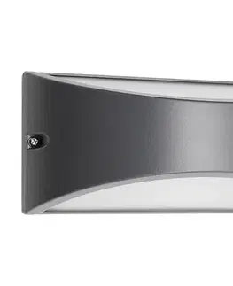 LED osvetlenie Redo 90191 - LED Vonkajšie nástenné svietidlo SCUDO LED/10W/230V 3000K IP54 antr 90191