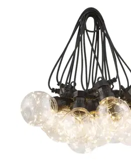 LED osvetlenie Globo 34090N - LED vonkajší dekoratívny reťazec ALMAGA 10xLED/0,27W/230V 7,5 m I 34090N