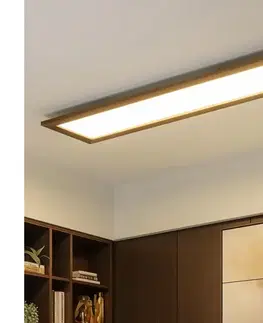Svietidlá BRILAGI - LED stmievateľné svietidlo SLIMFRAME WOOD LED/58W/230V 124x34 cm + DO BG1548+EG99428