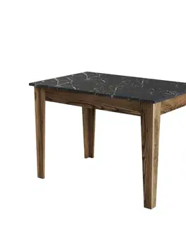 Jedálenské stoly Kuchynský stôl Kiev 509 - Walnut, Black