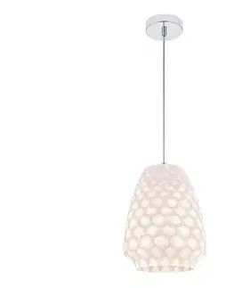 Svietidlá Viokef Lighting Luster na lanku FELICIA 1xE27/60W/230V biely 4339600