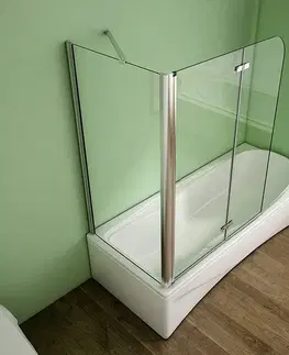 Vaňové zásteny H K - Pevná bočná stena V70, 68-70x140cm, 6 mm sklo, k vaňovým zástenám S22 a S33 SE-700SPVS2E