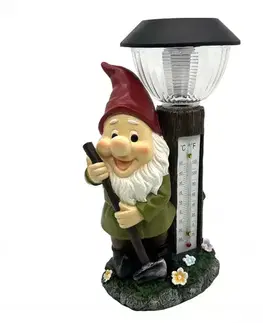 Solárne dekoračné lampy Solárna lampa trpaslík GIMLI AO-GI105SL