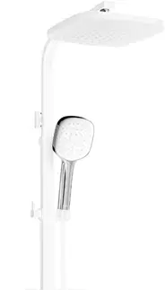 Sprchy a sprchové panely MEXEN/S - CQ33 vaňový stĺp s termostatickou batériou, biela / chróm 779103395-21