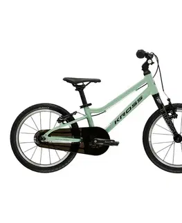 Bicykle Ultra ľahký detský bicykel Kross Liftie 16" Gen 009 • 105-125 cm • 5,8 kg zelená / čierna / matný - 8" (105-125 cm)