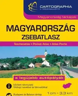 Sprievodcovia, mapy, atlasy Magyarország zsebatlasz