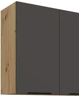Kuchynské skrinky visiace Kuchynská skrinka Aria-Gr/Ar Anti Fingerprint 80g-72 2f