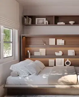 Regále Dig-net nábytok Regál Lenart BED CONCEPT BC-28 | dub dunin