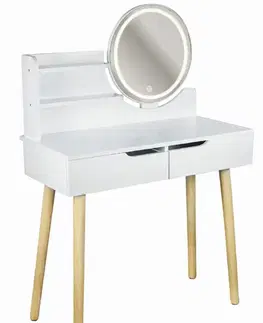 Toaletné stolíky ArtJum Toaletný stolík SCANDI 2 LED | CM-254121