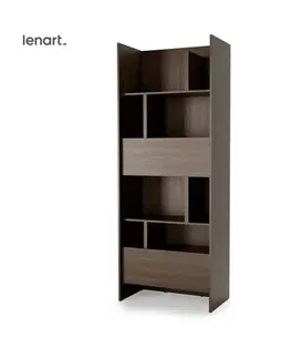 Nábytok Dig-net nábytok Regál Lenart BED CONCEPT BC-22 | dub dunin