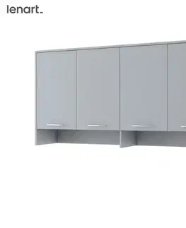 Sklápacie postele Dig-net nábytok Nadstavec na sklápaciu posteľ Lenart CONCEPT PRO CP-11 | sivá