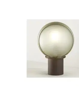 Lampy SIRU - Stolná lampa FLORET 1xE14/40W/230V hnedá/šedá benátske sklo MT665-030FULA