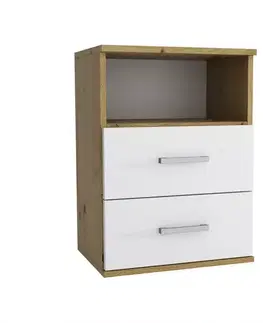 Všetky produkty Nočný stolík Goda III 2S artisan/biely