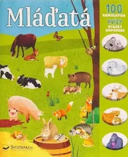 Pre deti a mládež - ostatné 100 samolepiek - Mláďatá