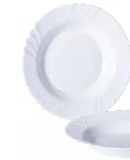 Taniere Kinekus Tanier hlboký, priemer 23cm, EBRO biely