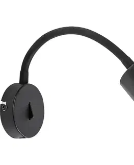 Svietidlá Rabalux 73111 - Nástenné bodové svietidlo NOLIE 1xGU10/15W/230V čierna 73111