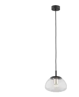 Svietidlá Argon 4331 - Luster na lanku TRINI 1xE27/15W/230V pr. 20 cm čierna 4331