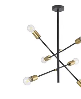 Svietidlá Rabalux 2104 - Luster na tyči LANNY 6xE27/15W/230V
