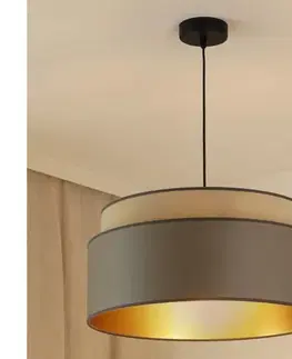 Svietidlá BRILAGI - Luster na lanku OREGON VEGE 1xE27/15W/230V pr. 45 cm šedá 608596