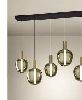 Svietidlá Eglo 390466 - LED stmievateľný luster FRUITERA 3xLED/5W/230V+3xLED/6,5W+ 6xLED/1,6W zlatý 390466