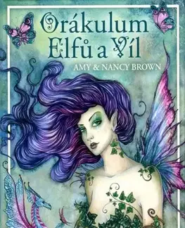 Veštenie, tarot, vykladacie karty Orákulum Elfů a Víl - kniha a 64 karet - Nancy Brown,Amy Brown