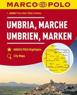 Európa Itálie - Umbrien, Marken mapa 1:200T