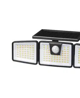 Svietidlá  - LED solárny reflektor so senzorom, 6,5 W / 3,7 V / 1200 mAh / IP44 52001058