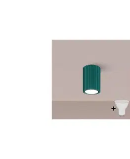 Svietidlá BRILAGI - LED bodové svietidlo CRESTO 1xGU10/10W/230V 10 cm tyrkysové BR.1943