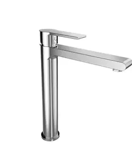 Kúpeľňové batérie Mereo Umývadlová stojanková vysoká batéria, Dita, bez výpuste, chróm CBE10102D