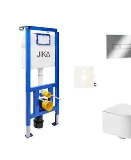 Záchody Závěsný WC set do lehkých stěn / předstěnová SAT SIKOJSREX72CR SIKOJSREX72CR