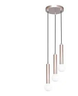 Svietidlá  PND-33574-3-CF - Luster na lane FILANO 3xG9/5W/230V ružové zlato PND-33574-3-CF